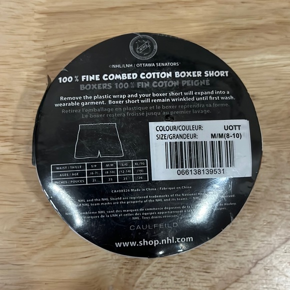 NHL | Ottawa Senators Youth Boxer Shorts - Picture 2 of 3